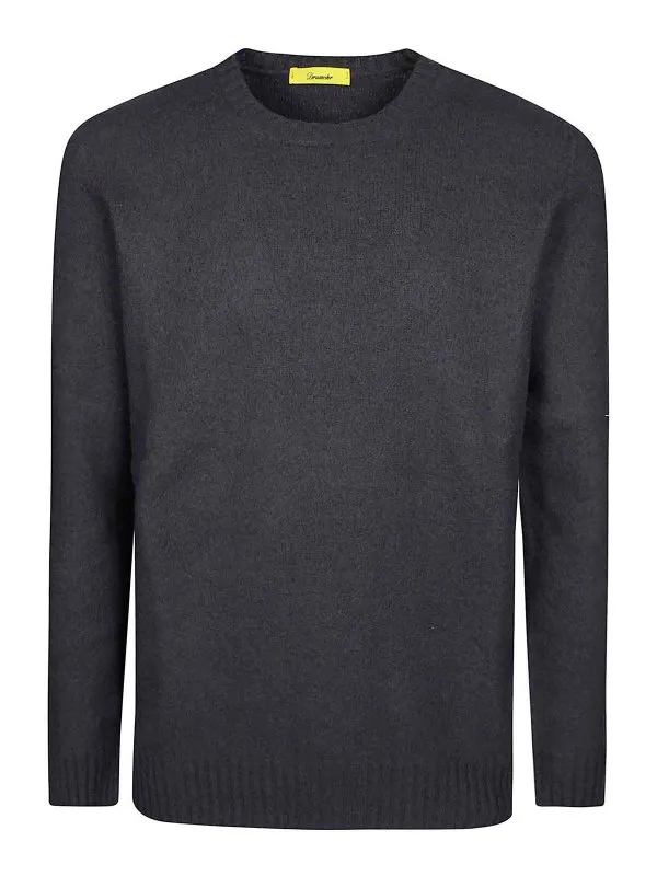 Drumohr Pull Col Rond - Noir - Noir - Homme | D8W103G675PIOMBO