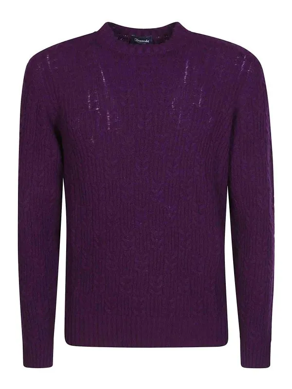 Drumohr Cardigan - Violet - Violet - Homme | D5W113TR856