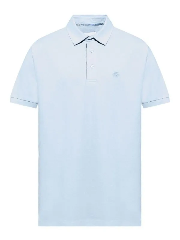 Etro Polo - Bleu - Bleu - Homme | MRMD0006AJ264B0143 | thebs.com