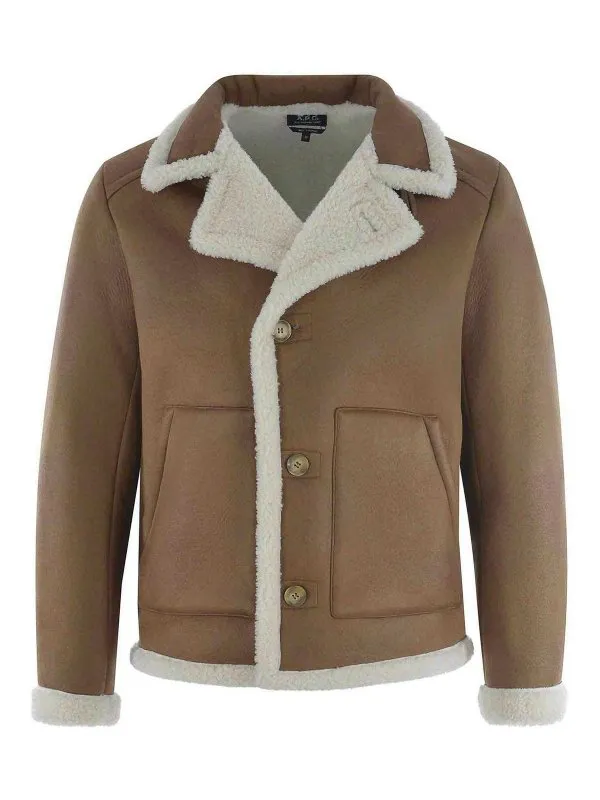 A.P.C. Veste Casual - Camel - Camel - Homme | PSAJOH02971AAD