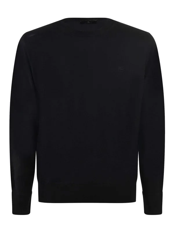 Etro Pull Col Rond - Noir - Noir - Homme | 1M5009603001