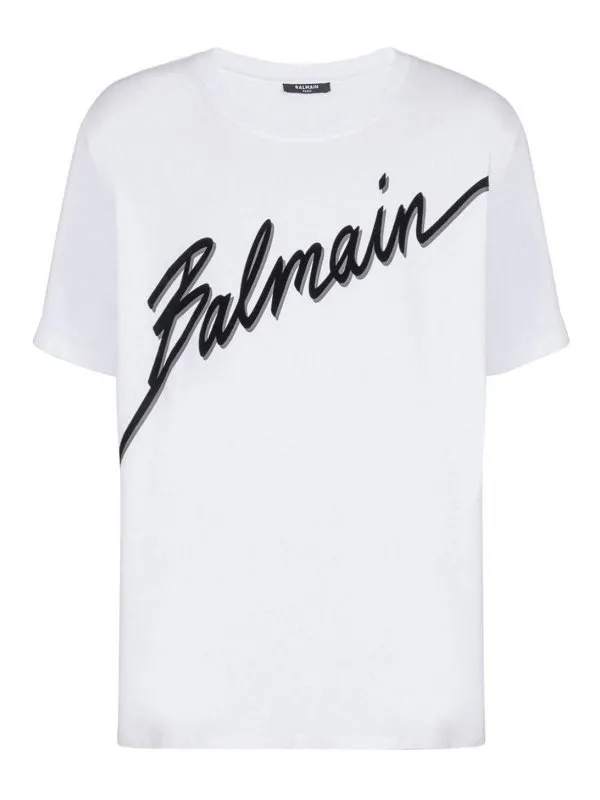 Balmain T-Shirt - Blanc - Blanc - Homme | EH1EG010BC86GAB