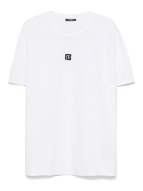 Balmain T-Shirt - Blanc - Blanc - Homme | EH1EG010BC87GAB