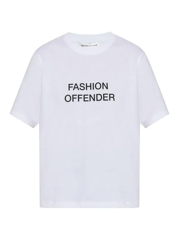 Victoria Beckham Pull Col Rond - Blanc | 1125JTS006357AWHITE