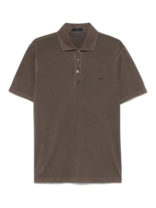 Fay Polo - Marron - Marron - Homme | NPMB250143TUY1S602