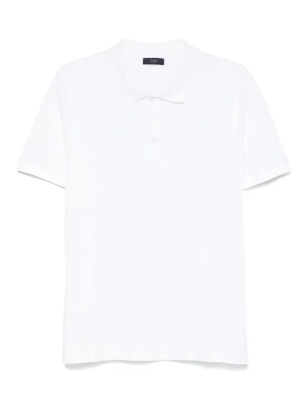Fay Polo - Noir - Blanc - Homme | NPMB250144STDWB001 | thebs.com