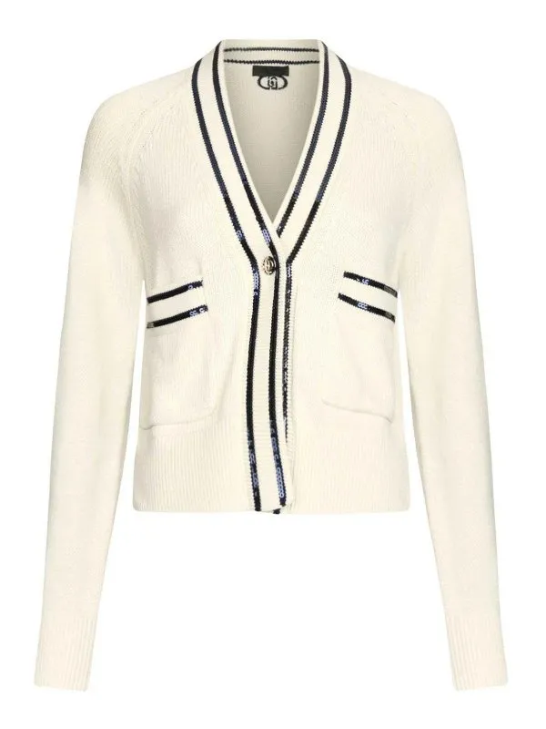 Liu Jo Cardigan - Blanc - Blanc - Femme | CA5110MS016M9090