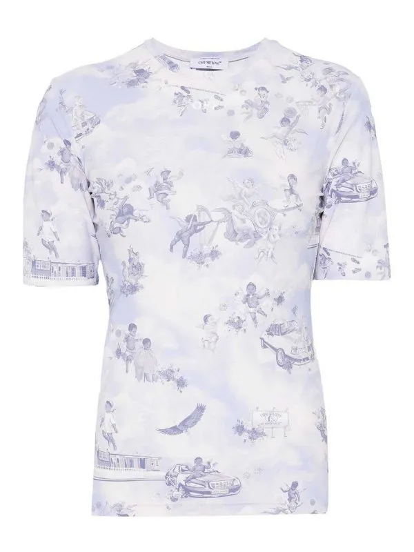 Off-White T-Shirt - Bleu Clair - Bleu Clair | OWAD26IS25JER0014201