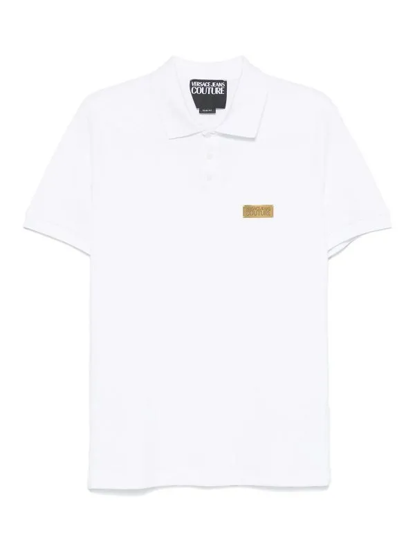 Versace Jeans Polo - Blanc - Blanc - Homme | 78GAGT08CJ01TG03