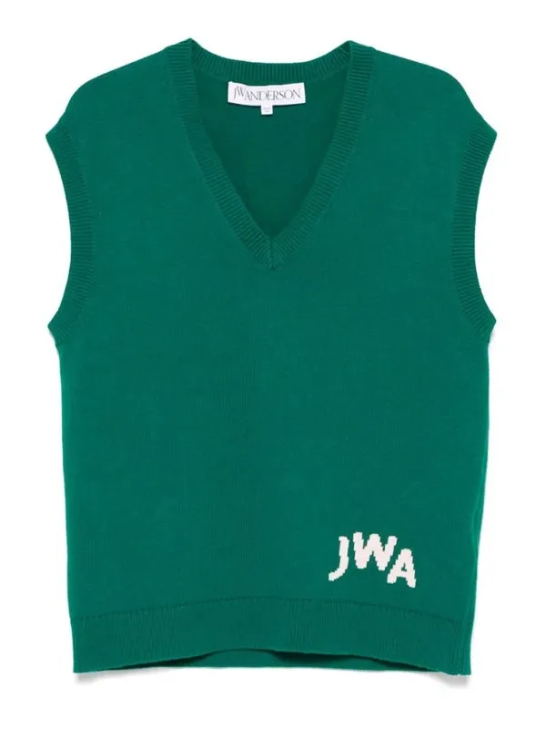 J.W. Anderson Gilet - Vert - Vert - Homme | KW1349YN0398540