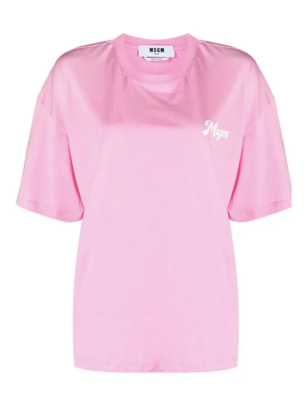 M.S.G.M. T-Shirt - Couleur Chair - Femme | 3641MDM12524700212