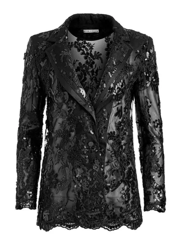 Alice+Olivia Blazer - Noir - Noir - Femme | CC410D01209A001