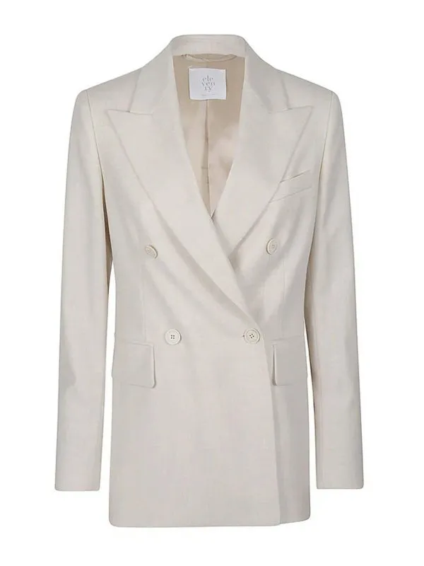 Eleventy Blazer Couturier - Crème - Crème | J80GIAF02TES0J124150
