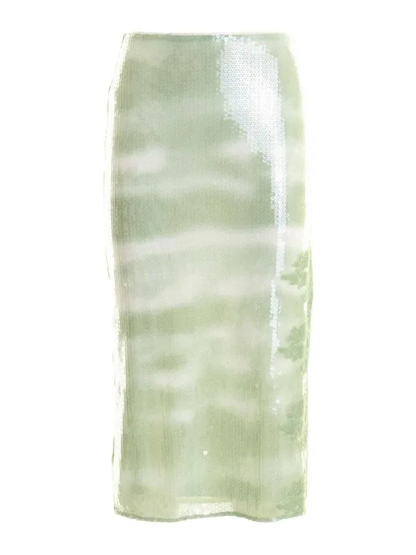 Ermanno Scervino Jupe Midi - Vert - Vert | D45EO034EZ1MF560