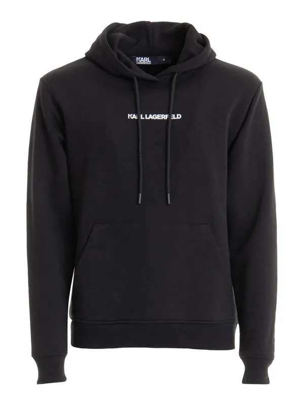 Karl Lagerfeld Pull Col Rond - Noir - Noir - Homme | 705E14