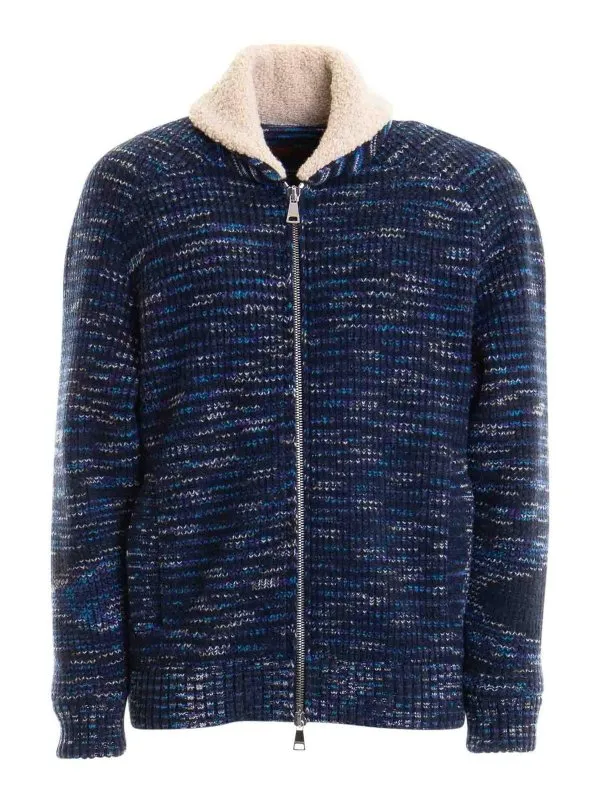Missoni Veste Casual - Bleu - Bleu - Homme | US24WC0KBT0089F7062