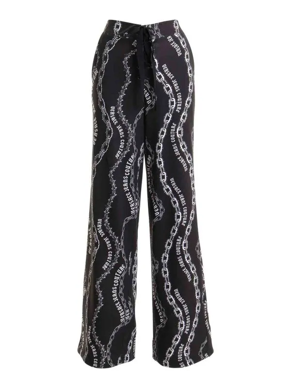 Versace Jeans Couture Pantalons Décontractés - Noir | 77HAA3A5FS159899