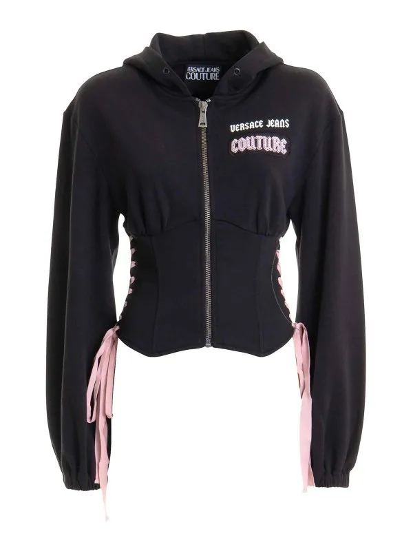 Versace Jeans Couture Pull Col Rond - Noir | 77HAI304F0010899