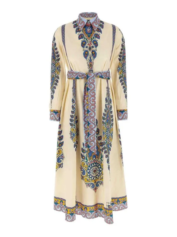 Etro Robe Au Genou - Multicolore - Multicolore | WRHA0195AV622X0800