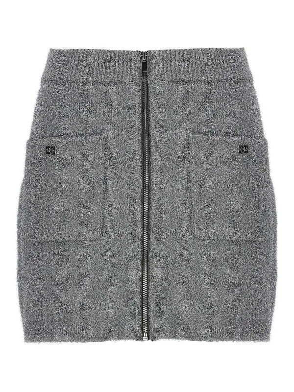 Ganni Jupe Midi - Argent - Argenté - Femme | K2366018