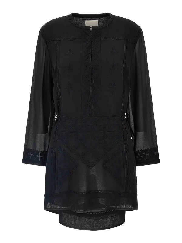 Isabel Marant Robe Au Genou - Noir - Noir | RO0704FAC1J07I01BK