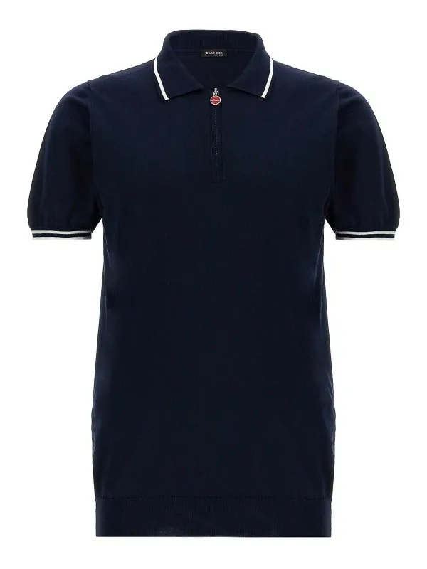 Kiton Polo - Bleu - Bleu - Homme | UMK0458V111A002 | thebs.com
