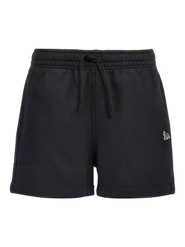 Maison Kitsuné Short - Baby Fox - Noir - Femme | MW01113KM0325P199