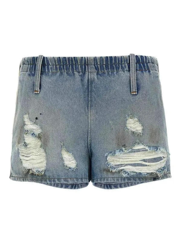 MM6 Maison Margiela Short - Bleu Clair - Femme | S62MU0066M30018964