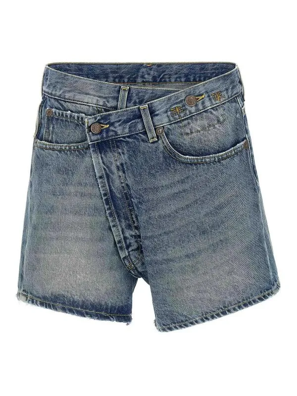 R13 Short - Bleu - Bleu - Femme | R13W6055969C | thebs.com