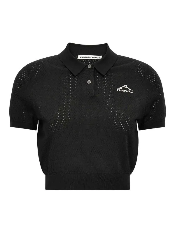 T By Alexander Wang Polo - Noir - Noir - Femme | 4KC2251017001