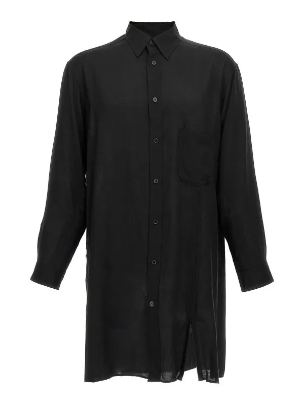 Yohji Yamamoto Chemise - Noir - Noir - Homme | HPB30235BLACK1