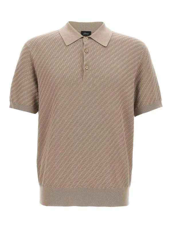 Brioni Polo - Beige - Beige - Homme | UMR20OPAK229700
