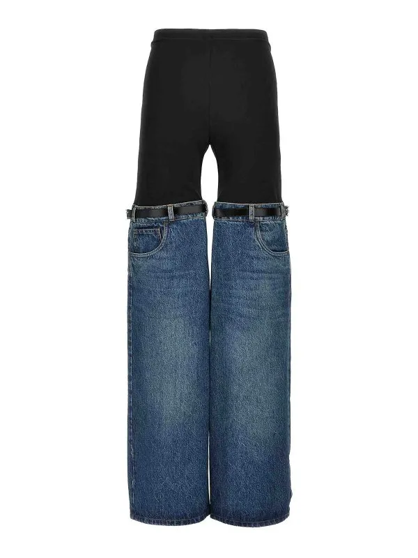 Coperni Pantalons Décontractés - Hybrid | COPP24BISF2014BLKBLU