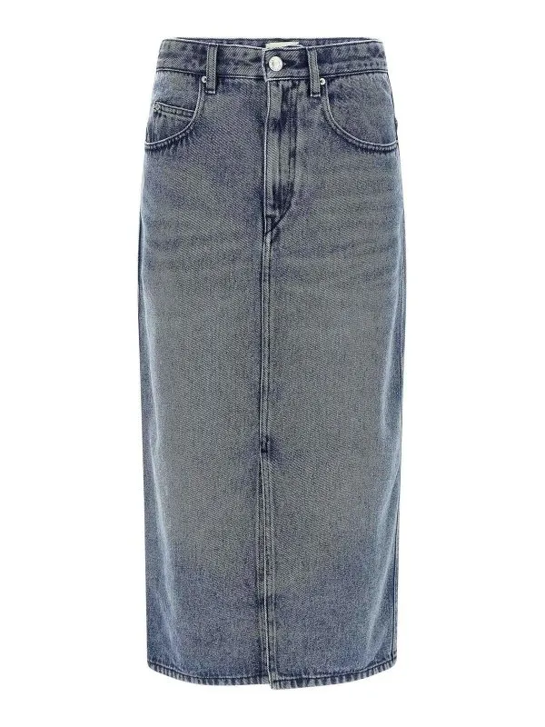 Isabel Marant Jupe Midi - Bleu - Bleu - Femme | JU0045FBB1H07I30LU