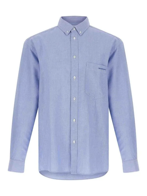 Isabel Marant Chemise - Bleu Clair - Homme | CH0041HAB1I14H30FB
