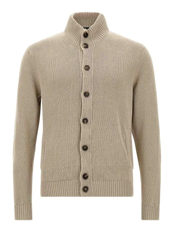 Zanone Cardigan - Beige - Beige - Homme | 810100Z1337Z0803