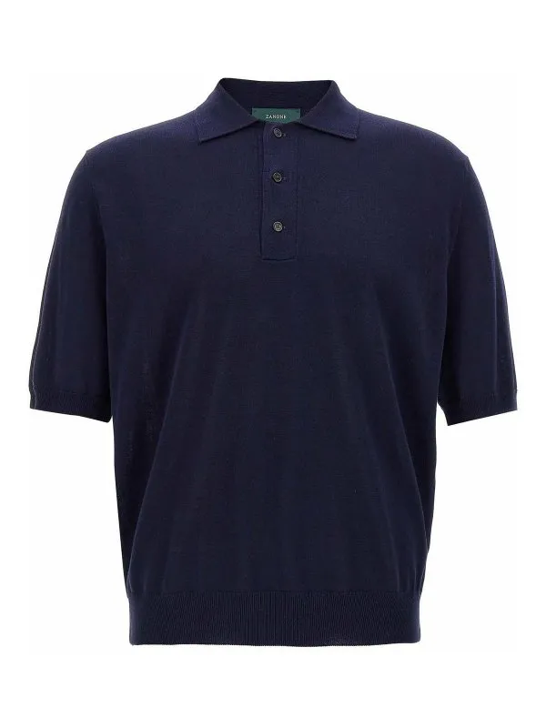 Zanone Polo - Bleu - Bleu - Homme | 810162ZY318Z0542 | thebs.com