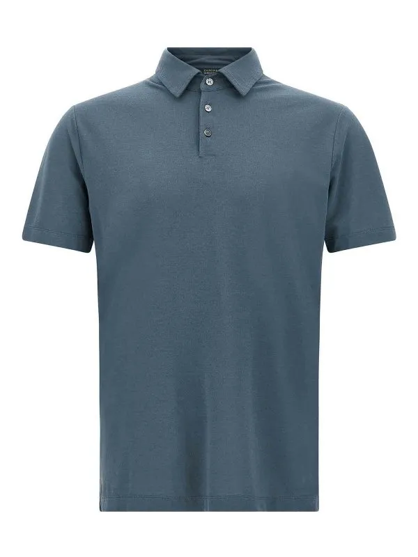 Zanone Polo - Bleu - Bleu - Homme | 815109ZG380Z1851 | thebs.com