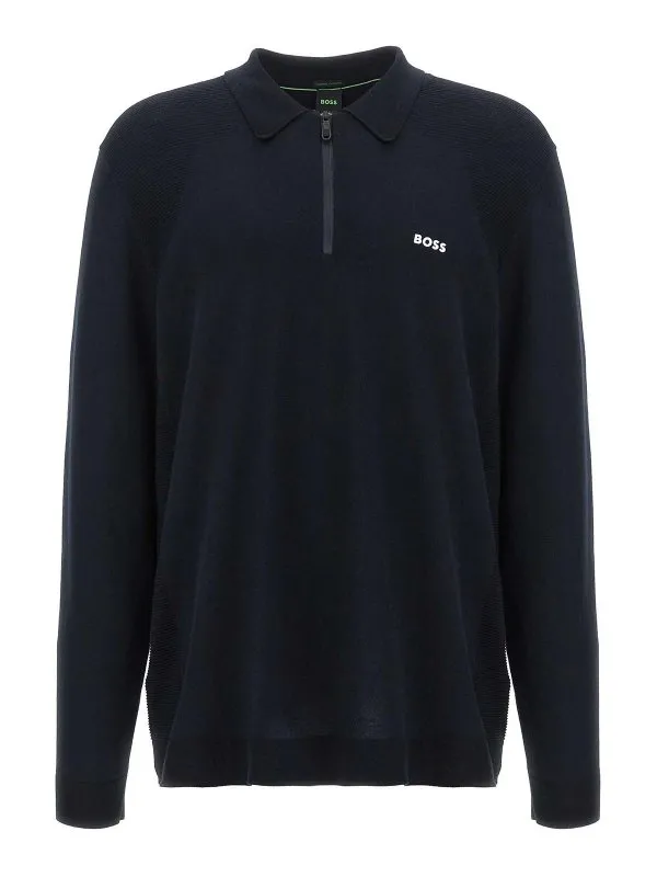 Hugo Boss Pull Col Rond - Bleu - Bleu - Homme | 50520604402