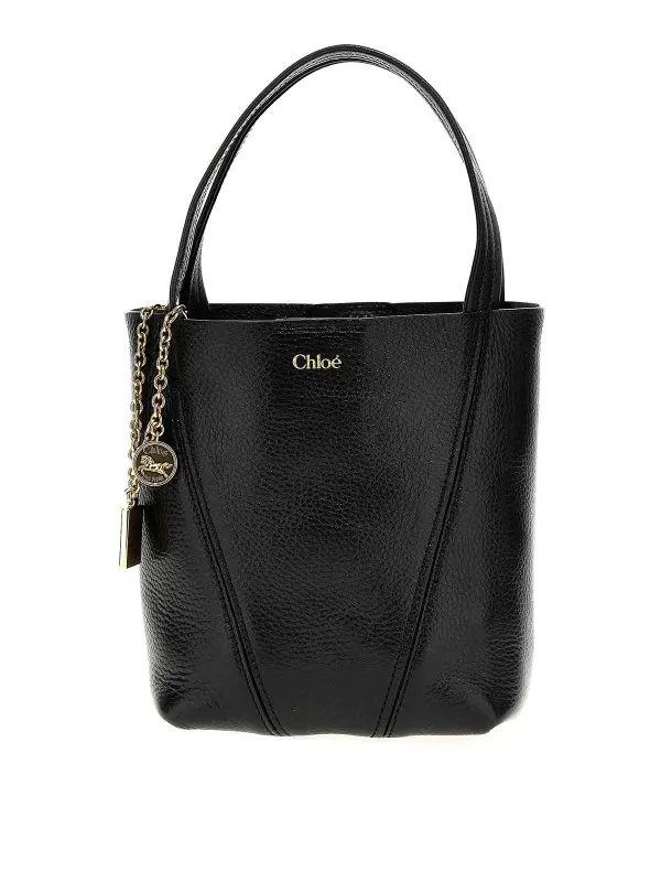 Chloe' Sac Cabas - Noir - Noir - Femme | CH25SS812N84001