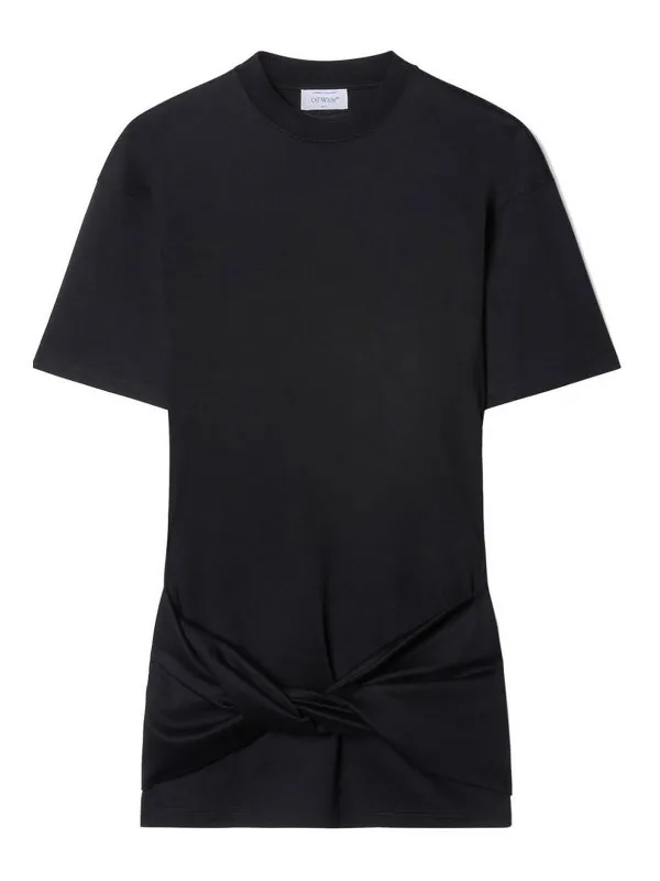 Off-White Robe Au Genou - Noir - Noir | OWDB514S24JER0011010