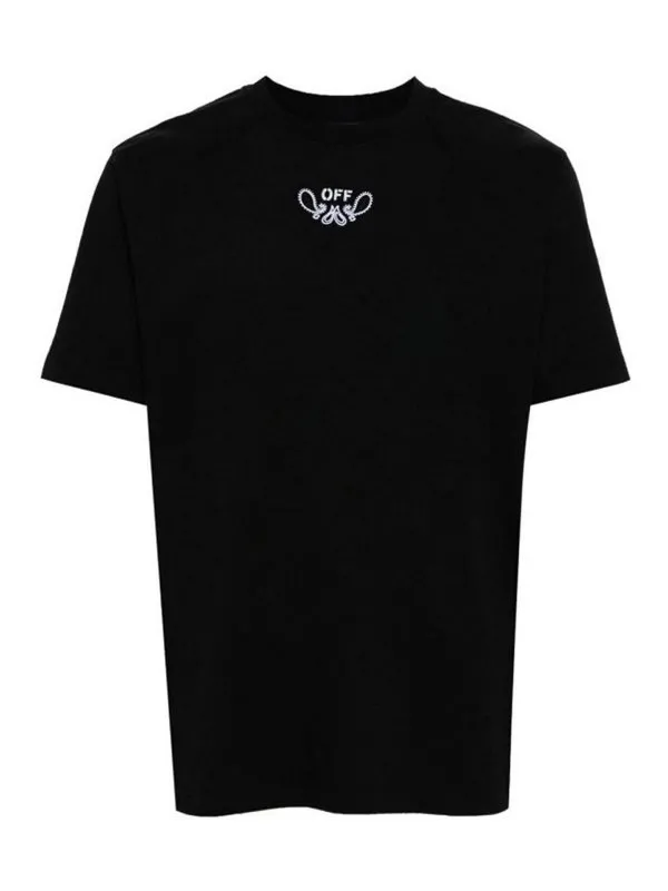 Off-White T-Shirt - Noir - Noir - Homme | OMAA027S24JER001101