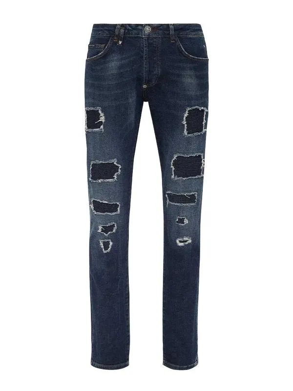 Philipp Plein Jean Bootcut - Délavé | FACCMDT3547PDE004N09GD