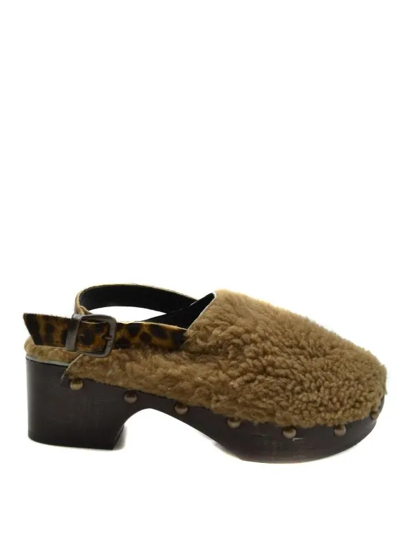 Avec Moderation Mules - Beige - Beige - Femme | RUKASHEARLINGCAN