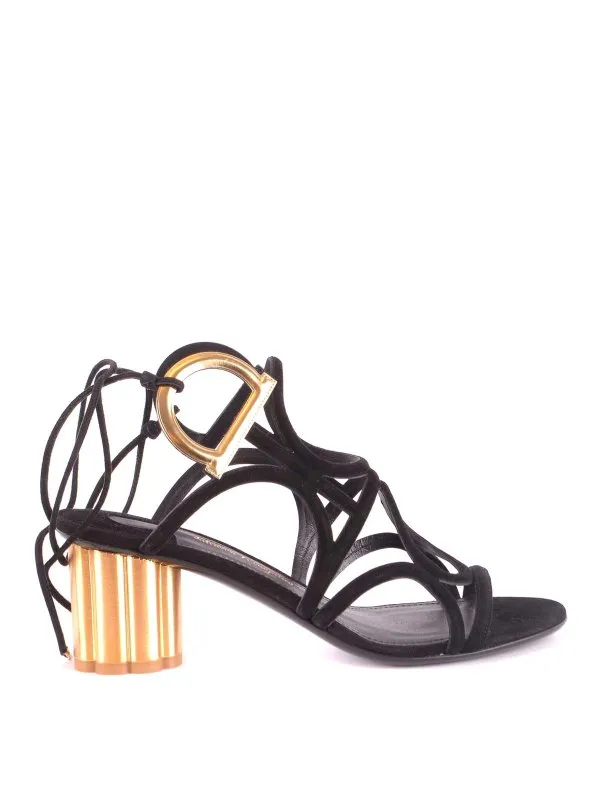 Ferragamo Sandales - Noir - Noir - Femme | 672605 | thebs.com