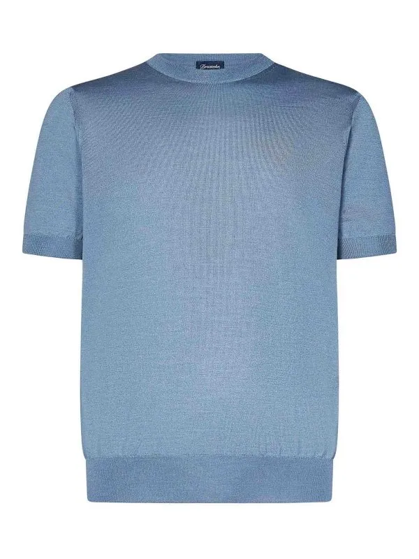 Drumohr T-Shirt - Bleu - Bleu - Homme | D0KK303725 | thebs.com