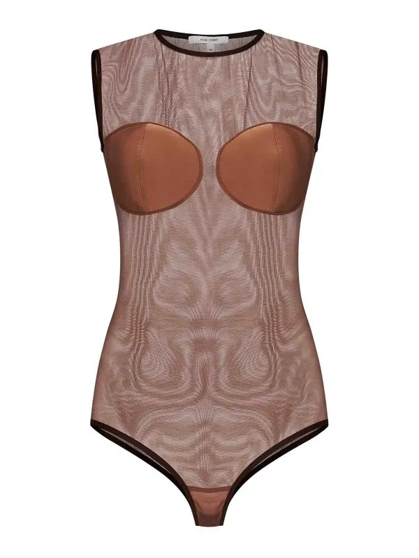 Nensi Dojaka Top - Marron - Marron - Femme | 000838496909MACCHIATO