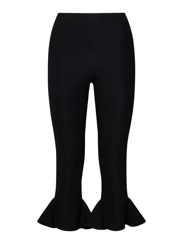 Nensi Dojaka Pantalons Décontractés - Noir | NDSS25TRS071BLACK