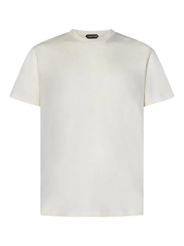 Tom Ford T-Shirt - Blanc - Blanc - Homme | JCS001JMC002S23AW004
