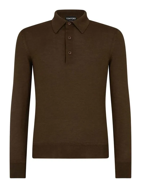 Tom Ford Polo - Marron - Marron - Homme | KPL038YMK005S23KB382